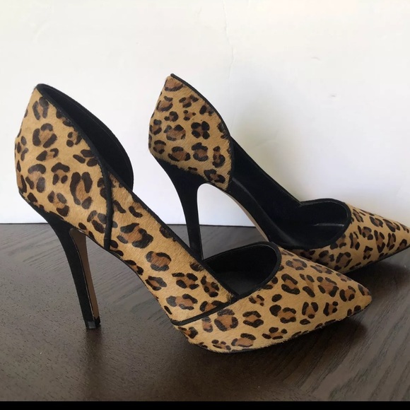 Nicole Miller Shoes - NICOLE MILLER ARTELIER CAMILLA HALF PUMP CHEETAH HEEL